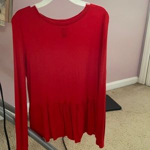 Red women’s xs super cute top